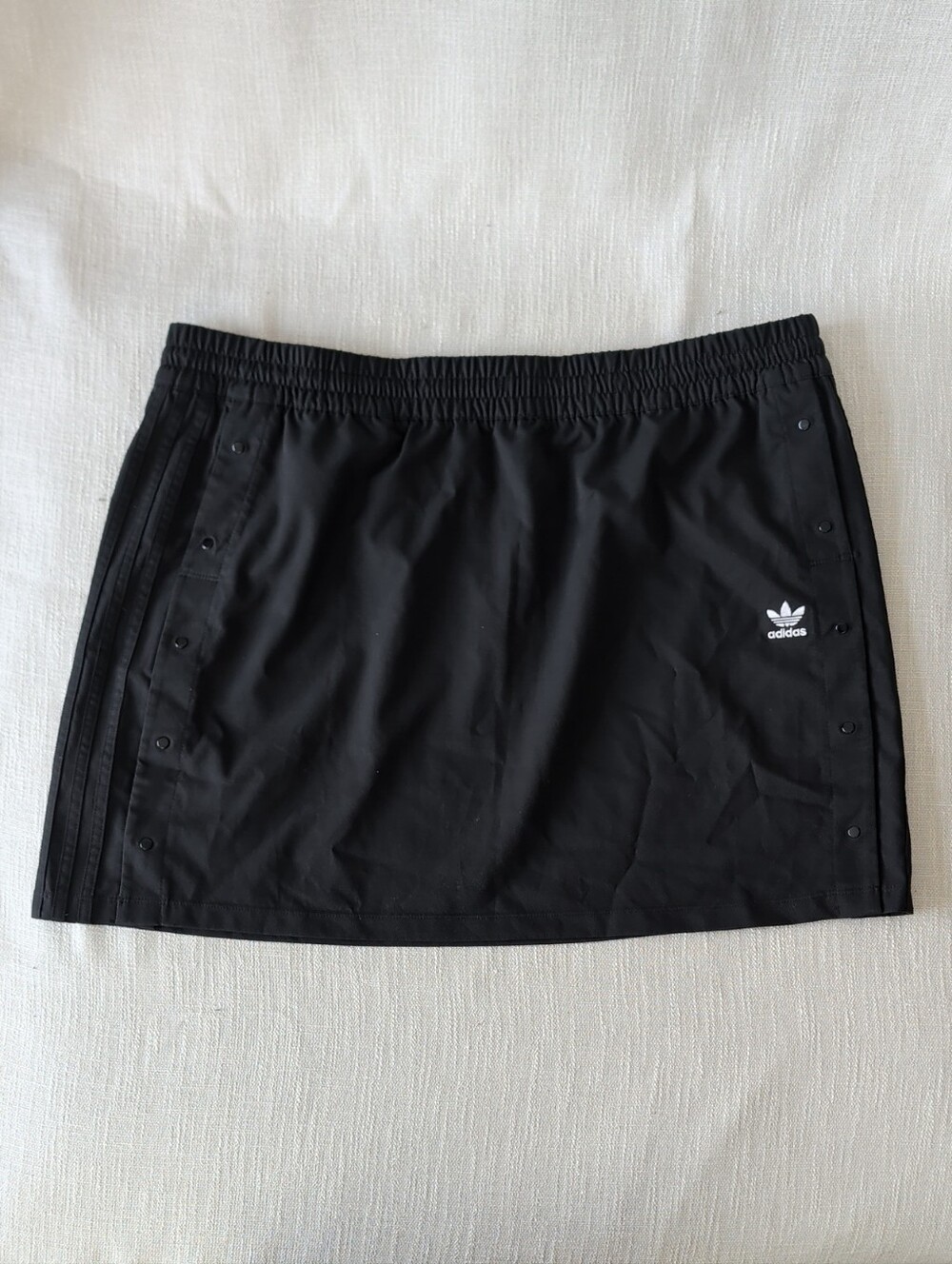 Adidas Originals Always Original Snap Button Skirt Black Womens Size XXL